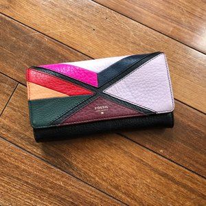 Fossil Multicolor Leather Wallet